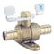 Apollo 1/2 in. Brass PEX Barb Ball Valve with Tee Handle and Mounting Pad APXV12T - alternate 7